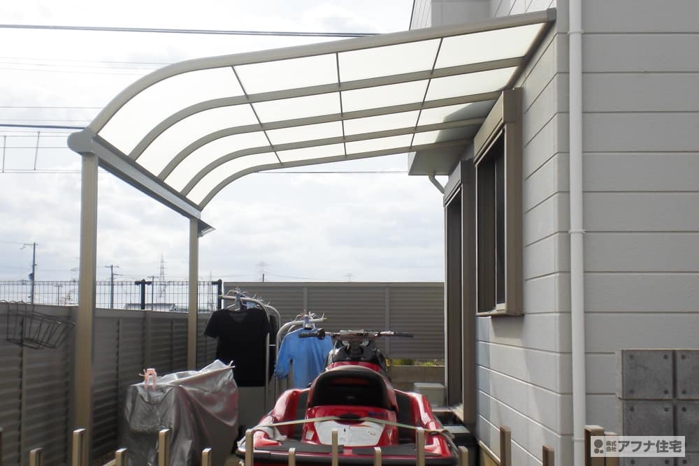 アフナ住宅｜1Fテラス施工事例