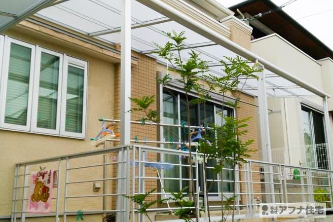 アフナ住宅｜外壁塗装施工事例