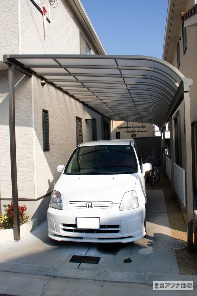 アフナ住宅｜カーポート工事