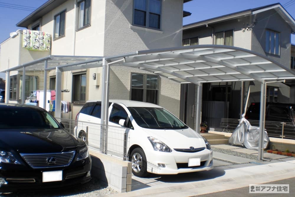 二見町福里 K様カーポート・1Fテラス施工