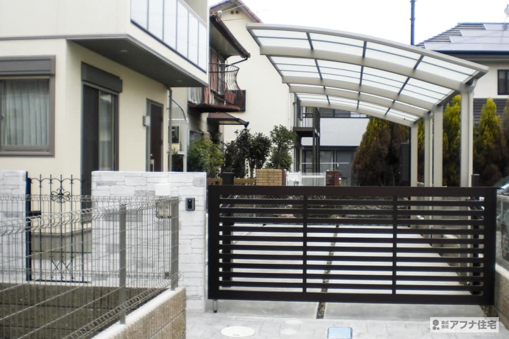 アフナ住宅｜カーポート工事