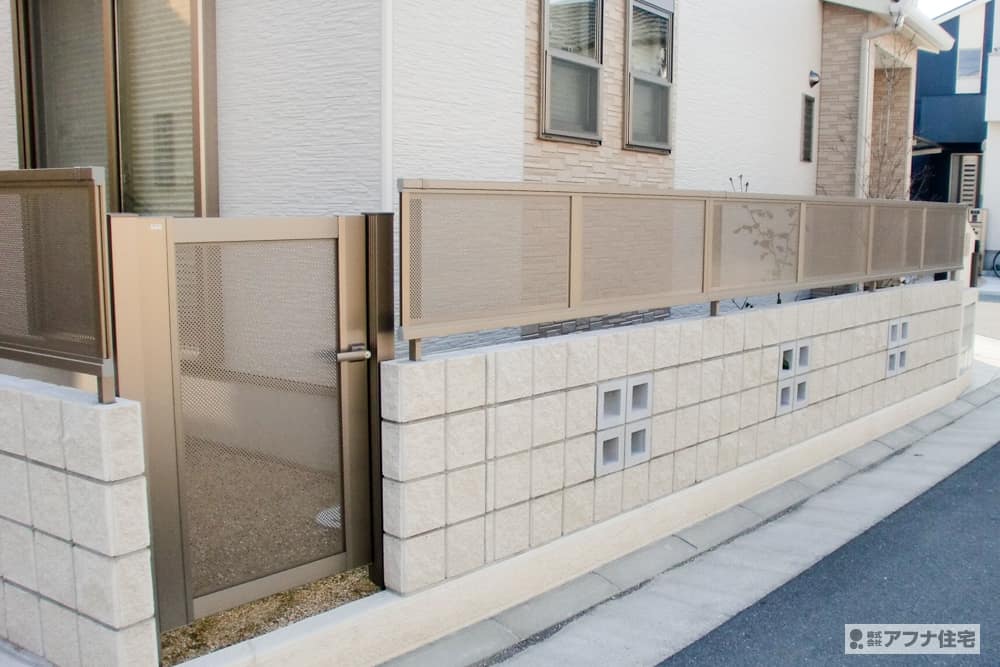 アフナ住宅｜フェンス工事