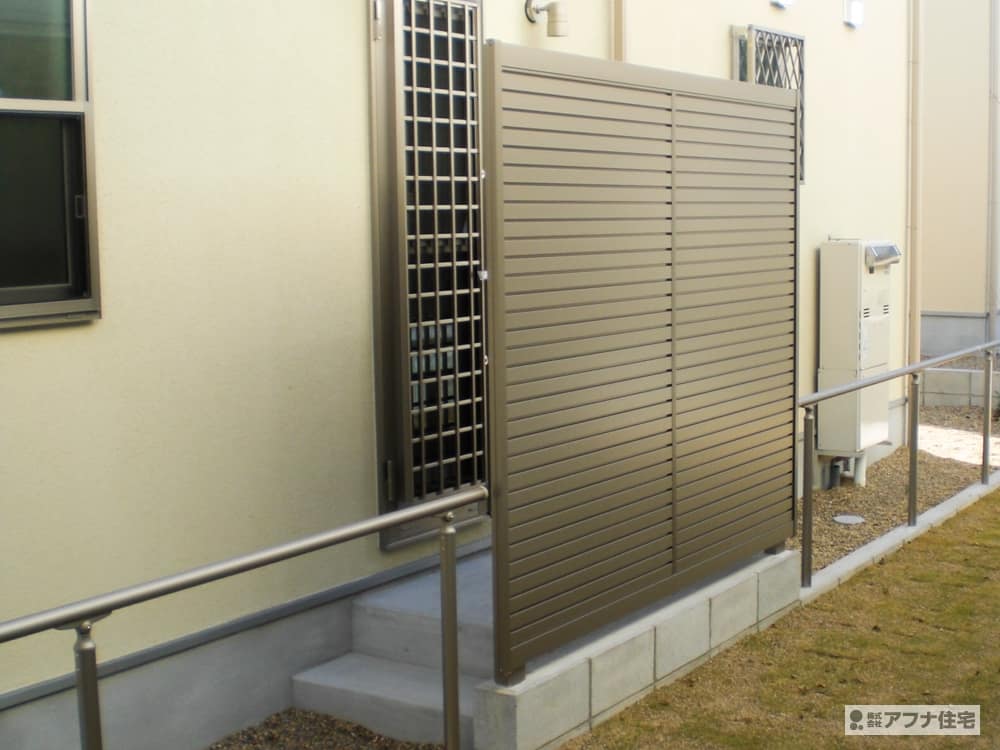 西区井吹台北町 T様目隠しフェンス