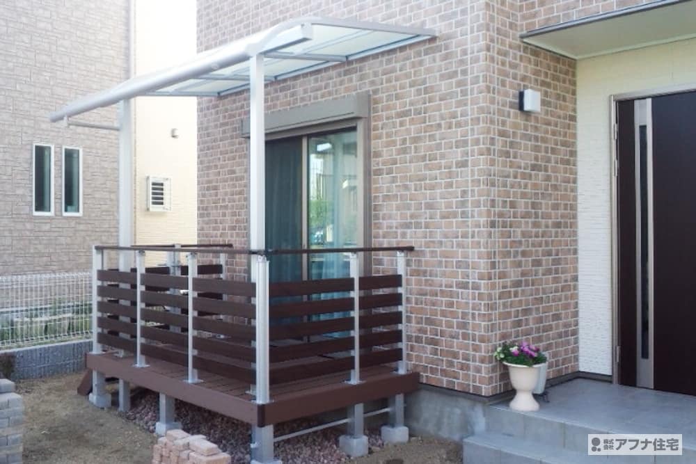 西区井吹台東町 E様1Fテラス・ウッドデッキ