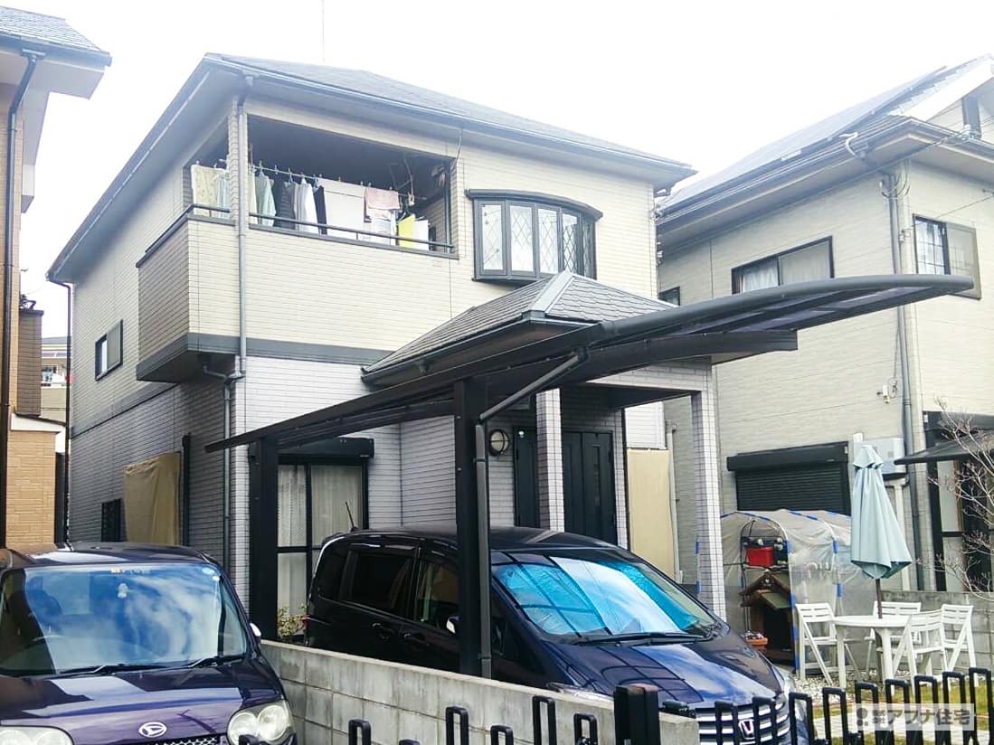 アフナ住宅｜外壁塗装・屋根塗装・玄関ドアリフォーム工事施工前