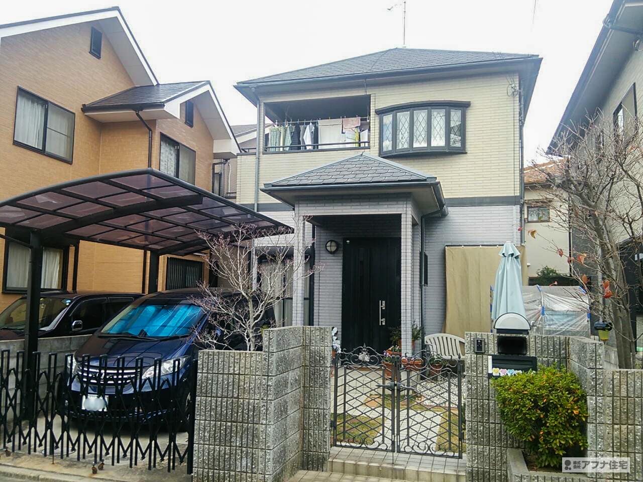 アフナ住宅｜外壁塗装・屋根塗装・玄関ドアリフォーム工事施工前