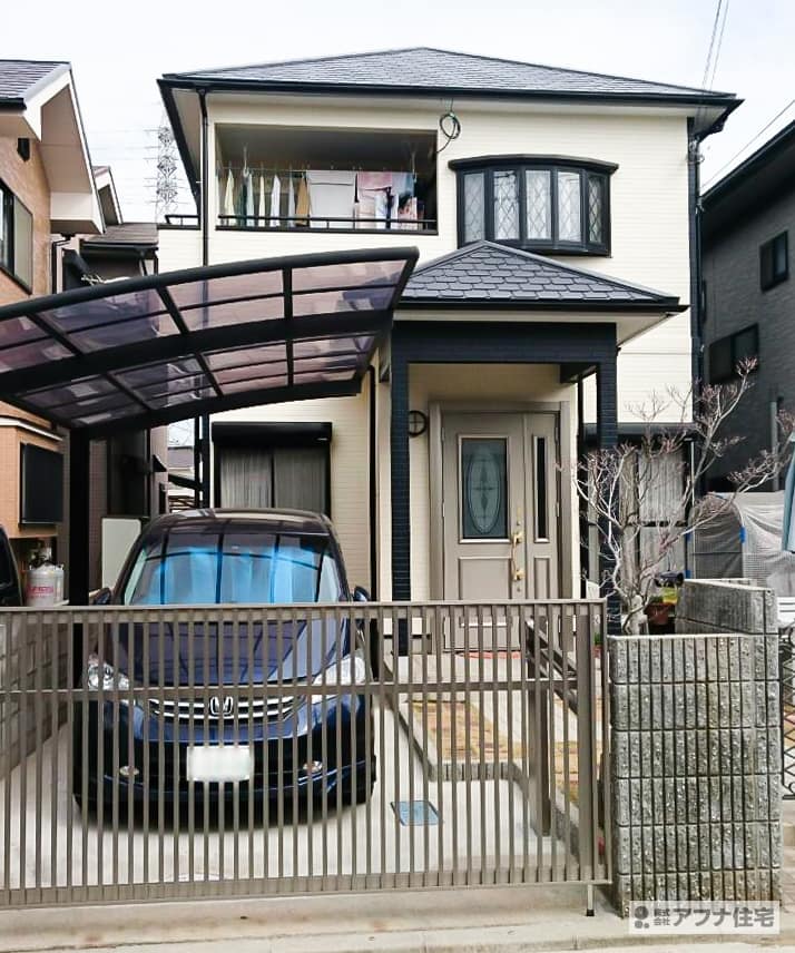 アフナ住宅｜外壁塗装・屋根塗装・玄関ドアリフォーム工事施工事例