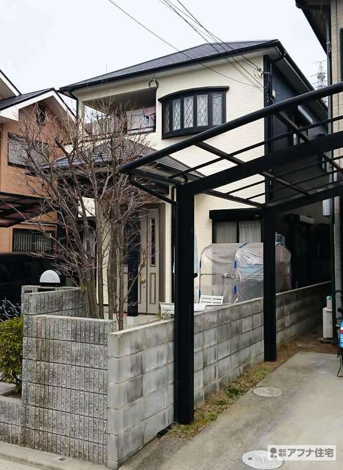 アフナ住宅｜外壁塗装・屋根塗装・玄関ドアリフォーム工事施工事例