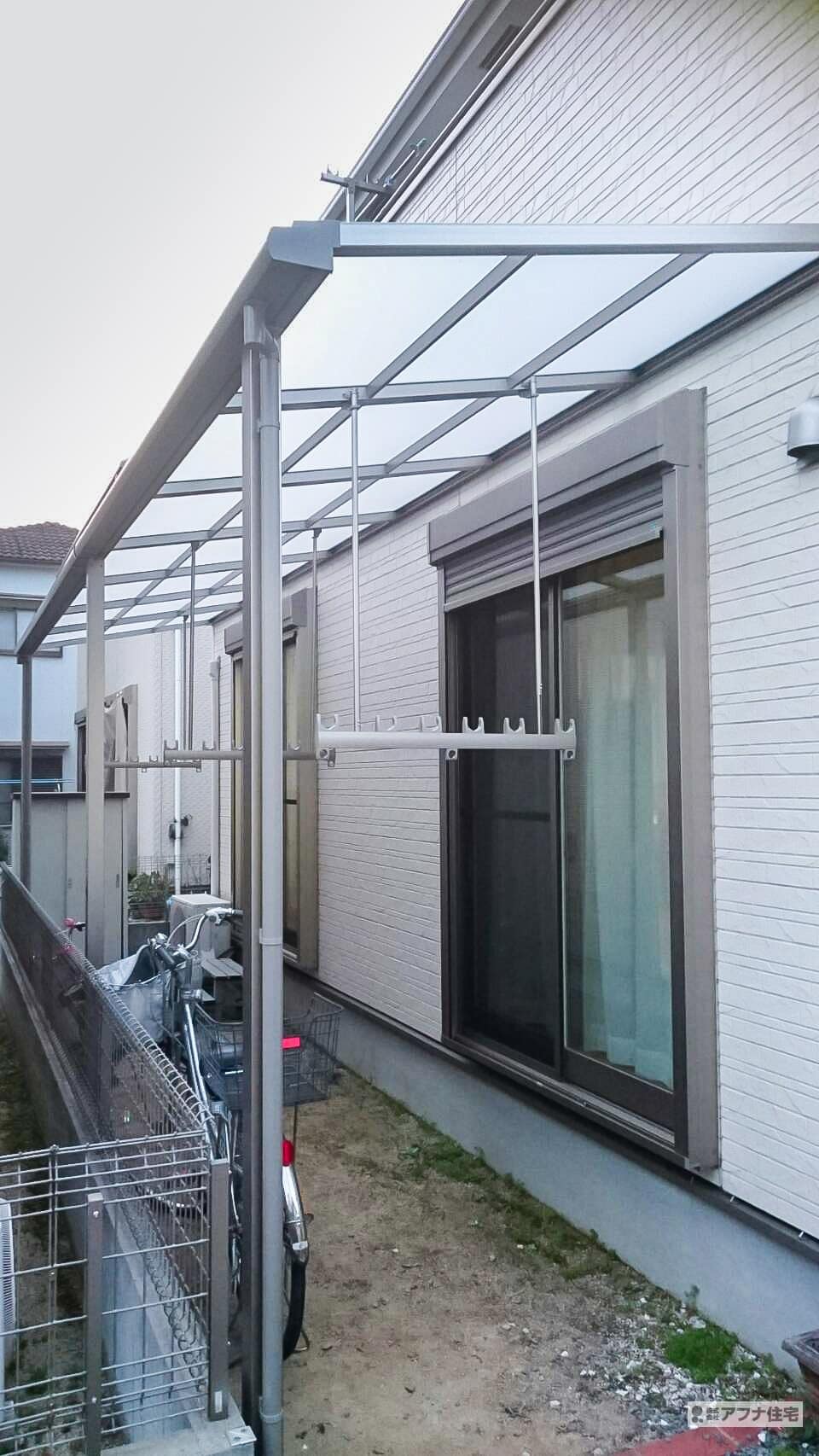 播磨町北本荘 K様テラス取り付け工事