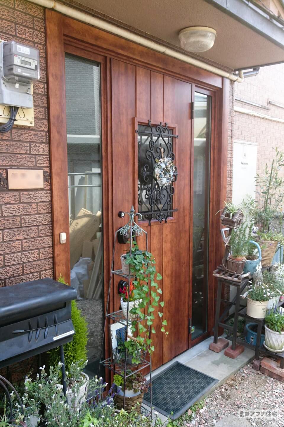 アフナ住宅｜玄関ドアリフォーム施行事例