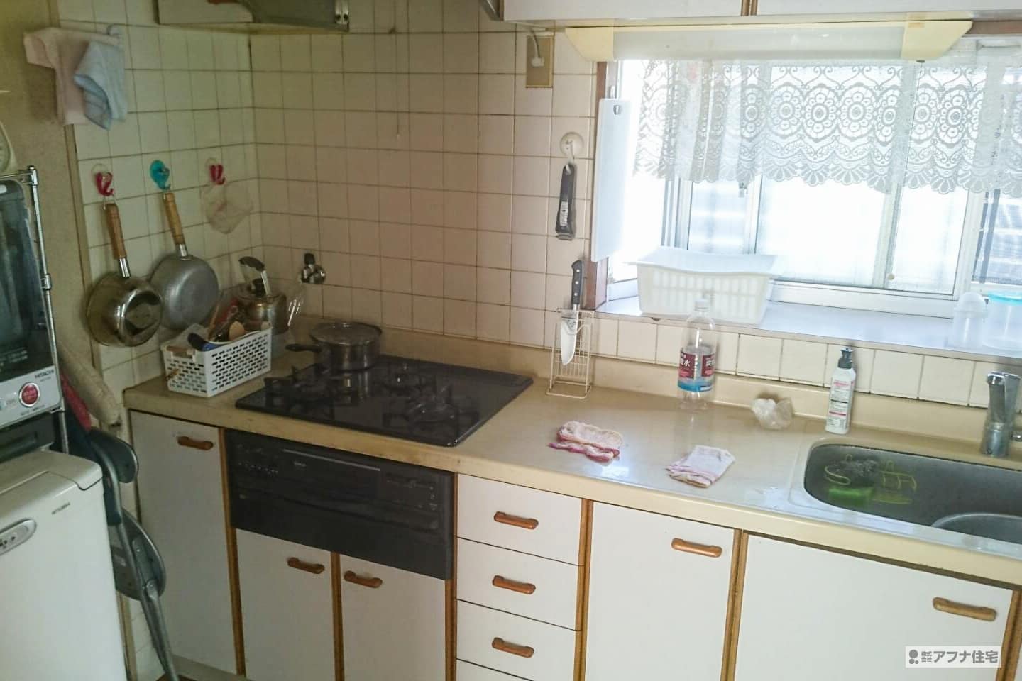 アフナ住宅|システムキッチン入れ替え・オール電化・浴室乾燥暖房機取付工事施行前写真