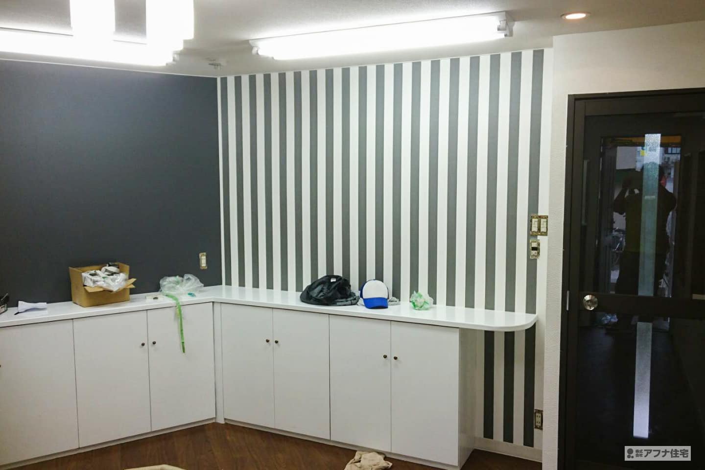 アフナ住宅|西明石駅前ネイルサロン　エレガンスレイ様店舗リフォーム施工事例写真
