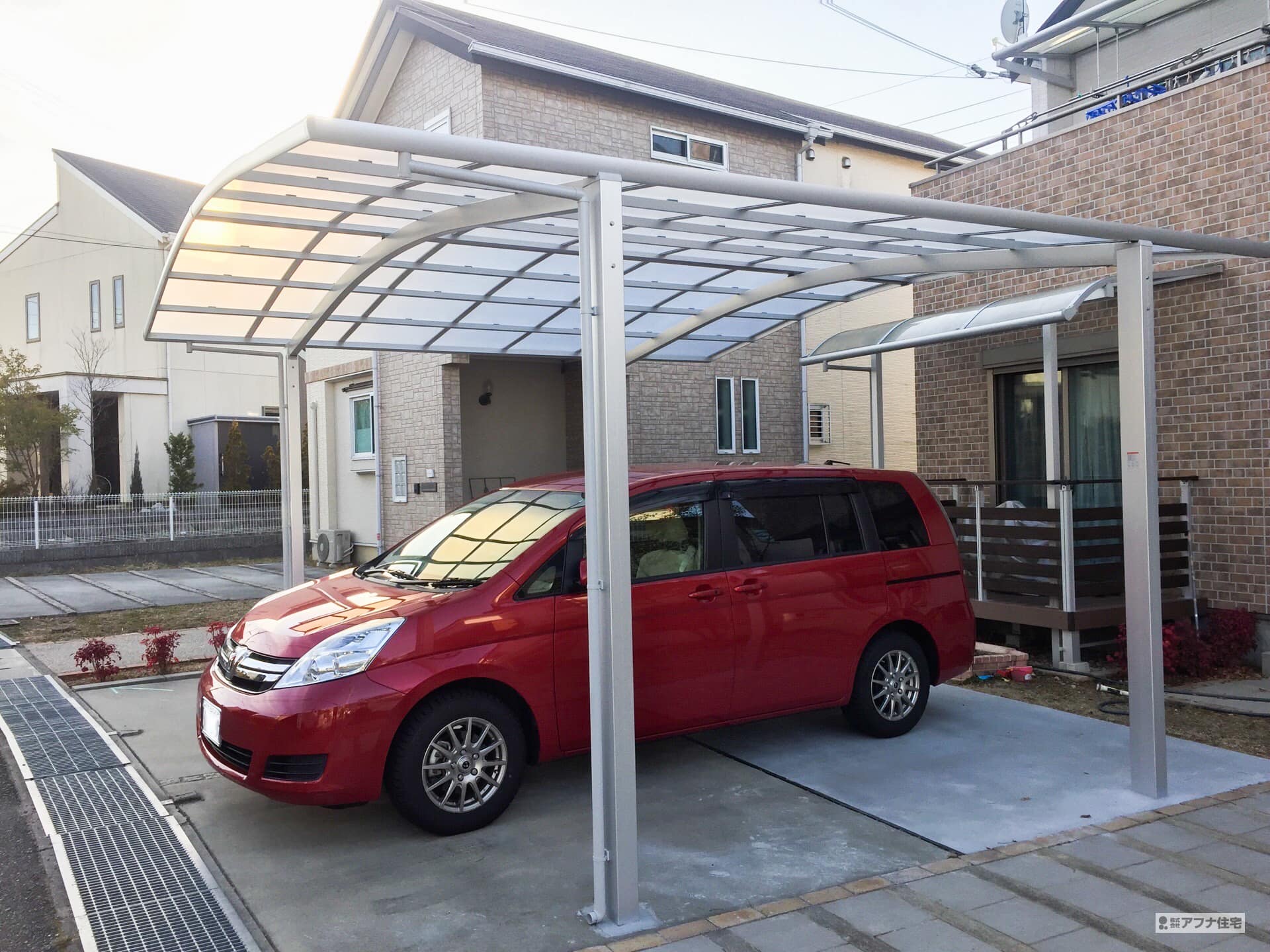 アフナ住宅｜カーポート工事施工事例