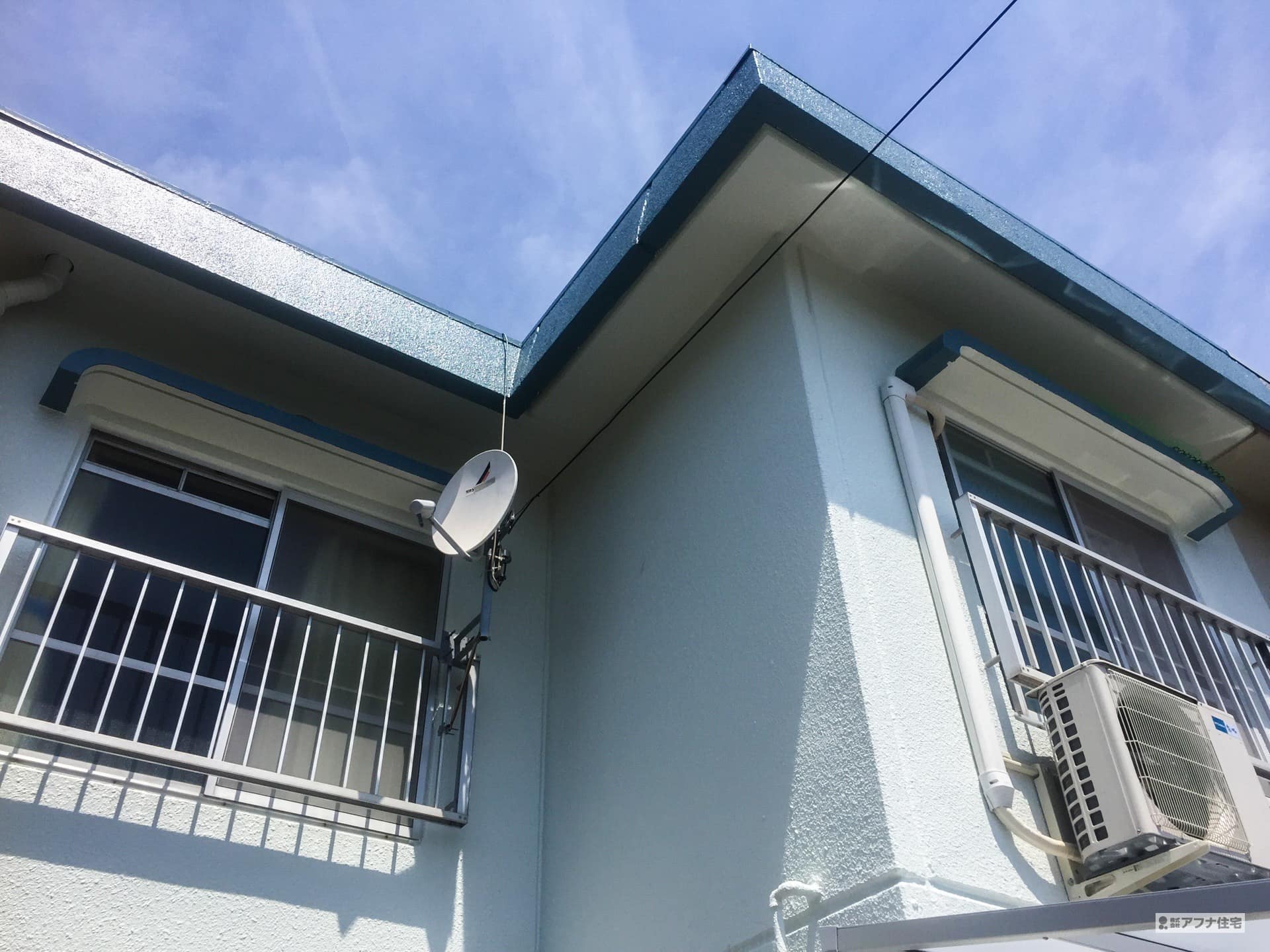 外壁塗装・玄関ポーチ取替工事施工事例|アフナ住宅