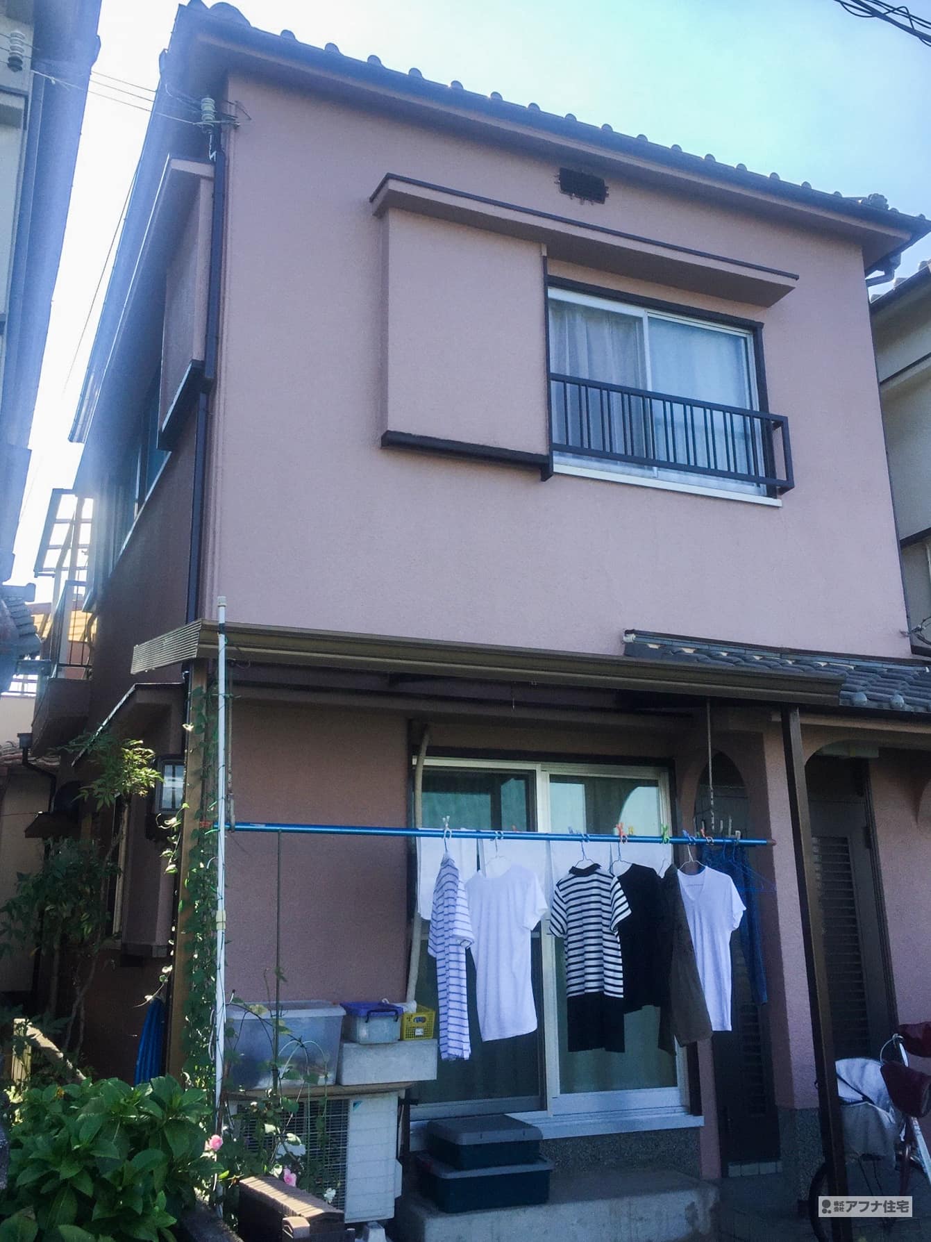 外壁塗装・２階ベランダテラス取付工事|アフナ住宅