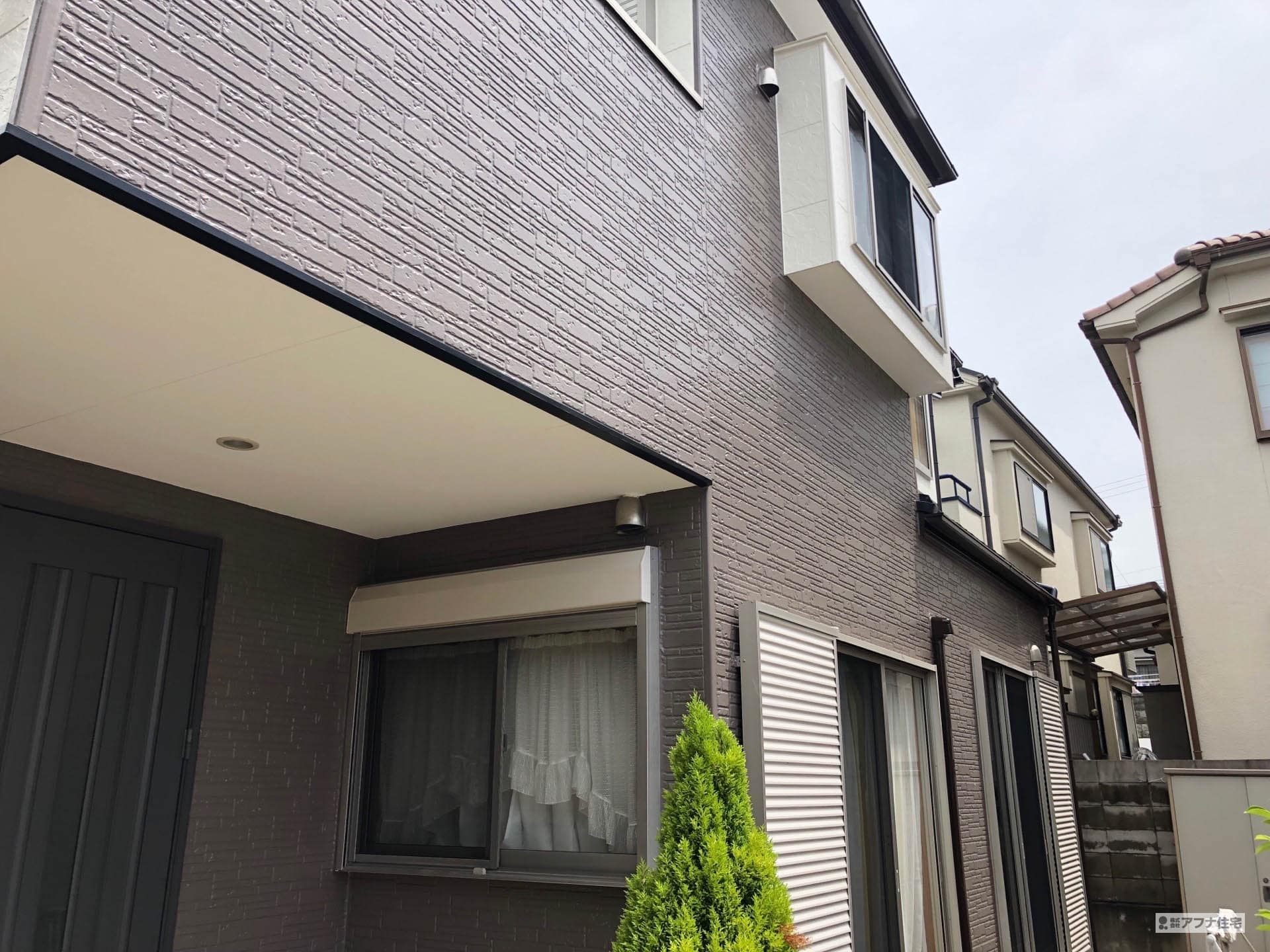 外壁塗装・屋根塗装工事施工事例写真|アフナ住宅