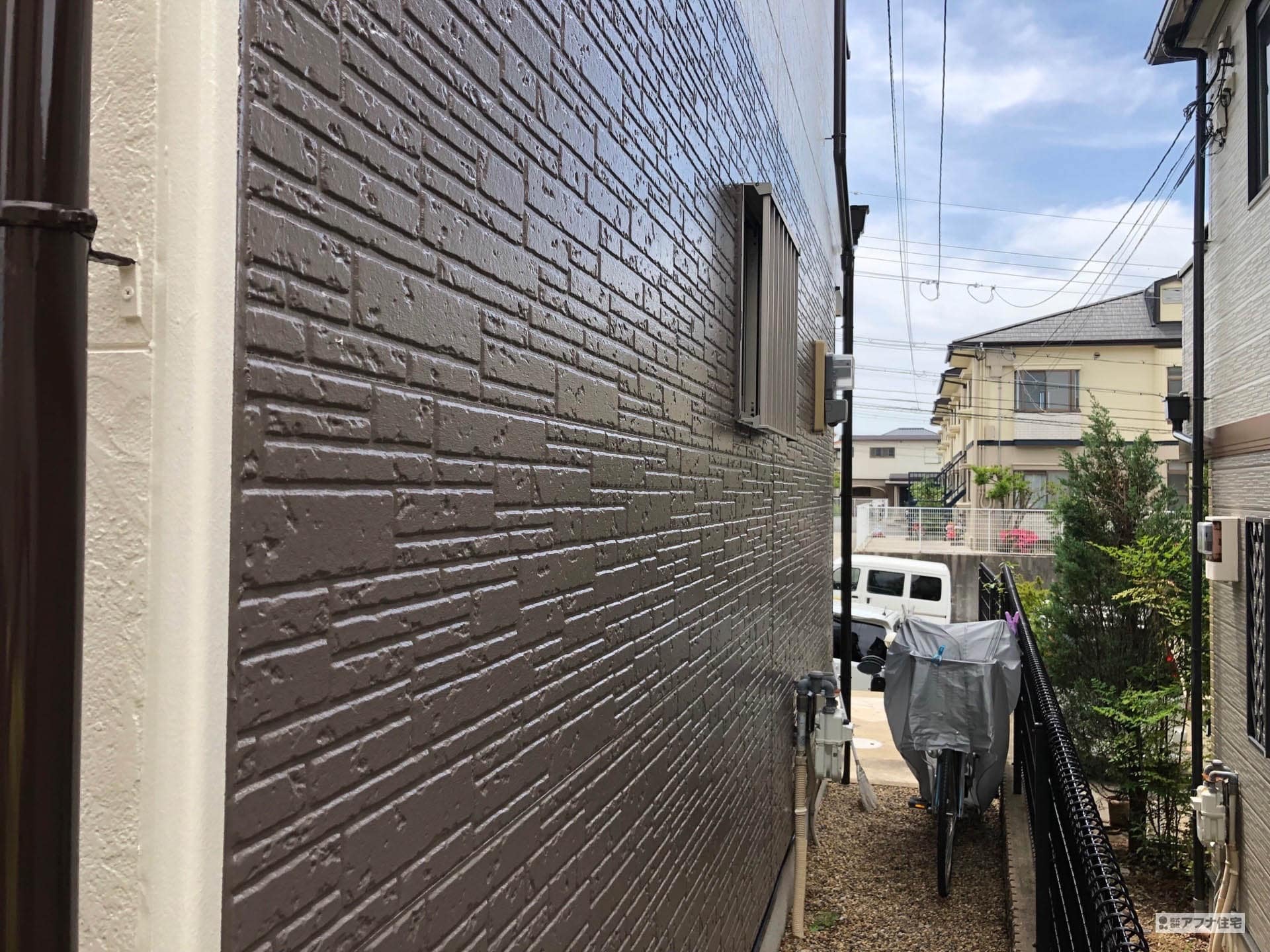 外壁塗装・屋根塗装工事施工事例写真|アフナ住宅