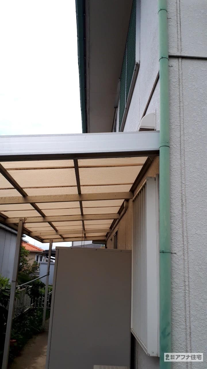 外壁塗装工事・屋根塗装工事工事前写真|アフナ住宅