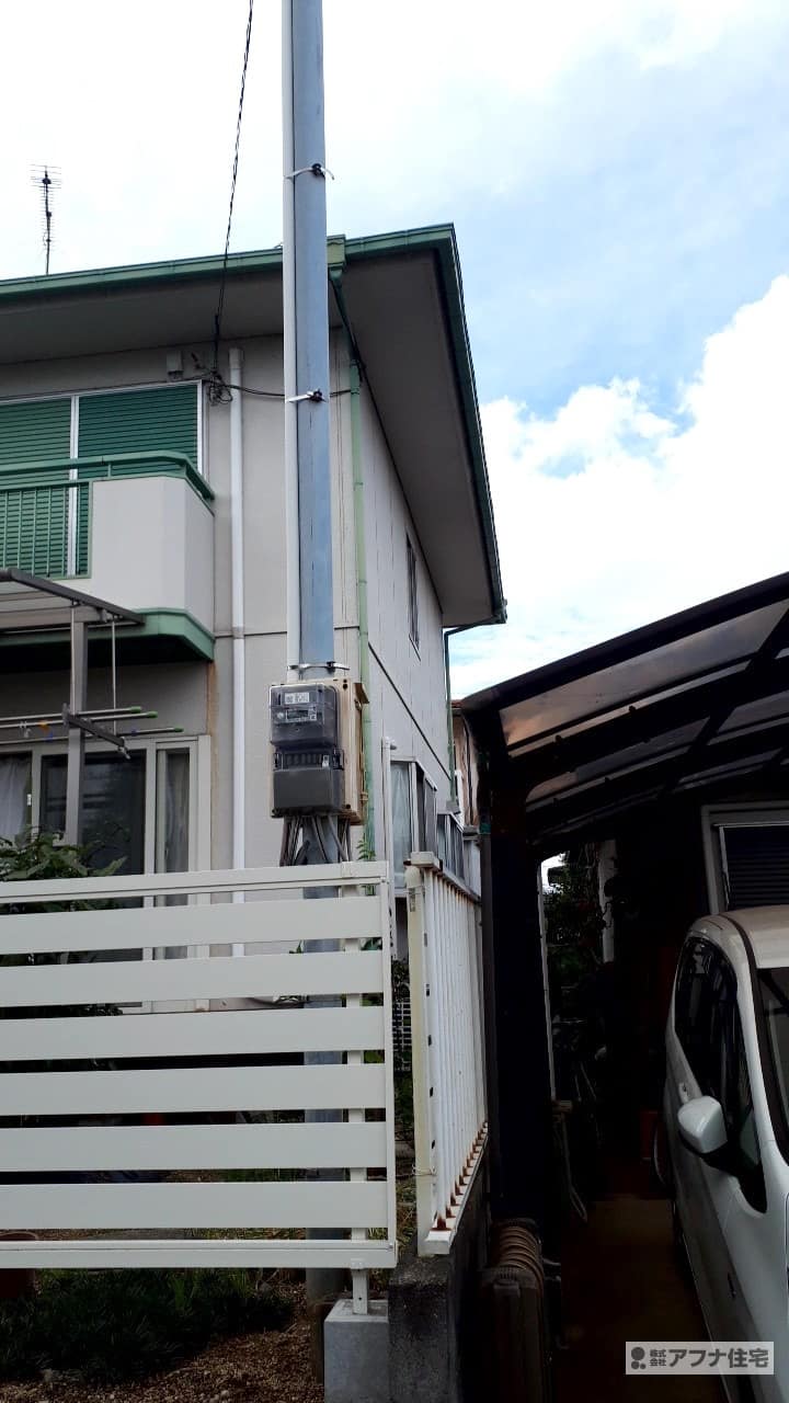 外壁塗装工事・屋根塗装工事工事前写真|アフナ住宅