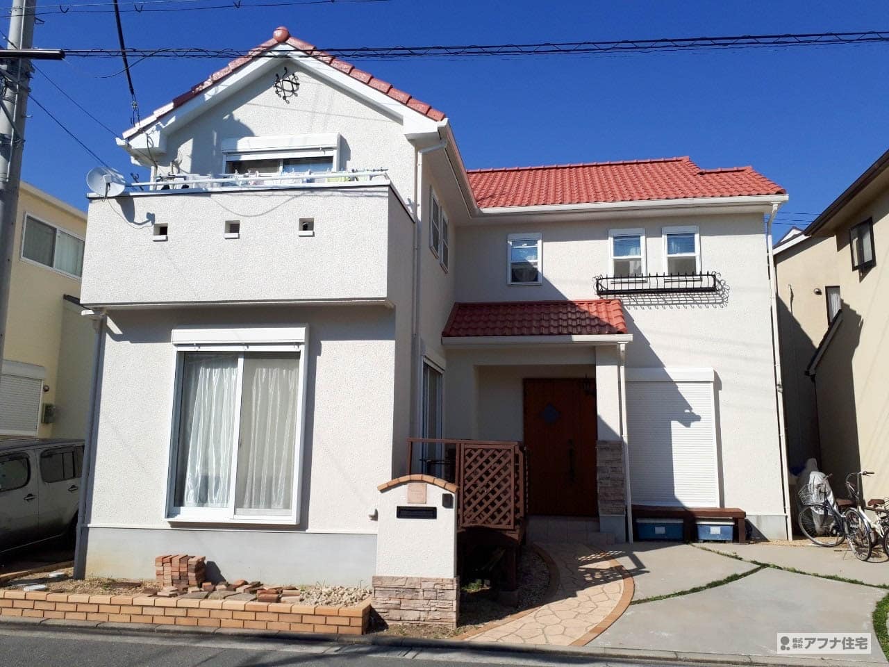 外壁塗装工事・屋根塗装工事施工事例写真|アフナ住宅